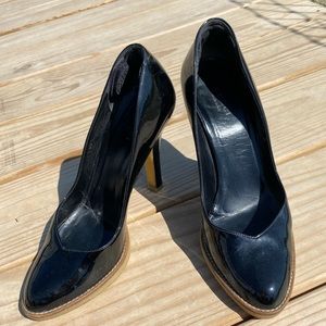 Gucci black pump high heel Patient Leather